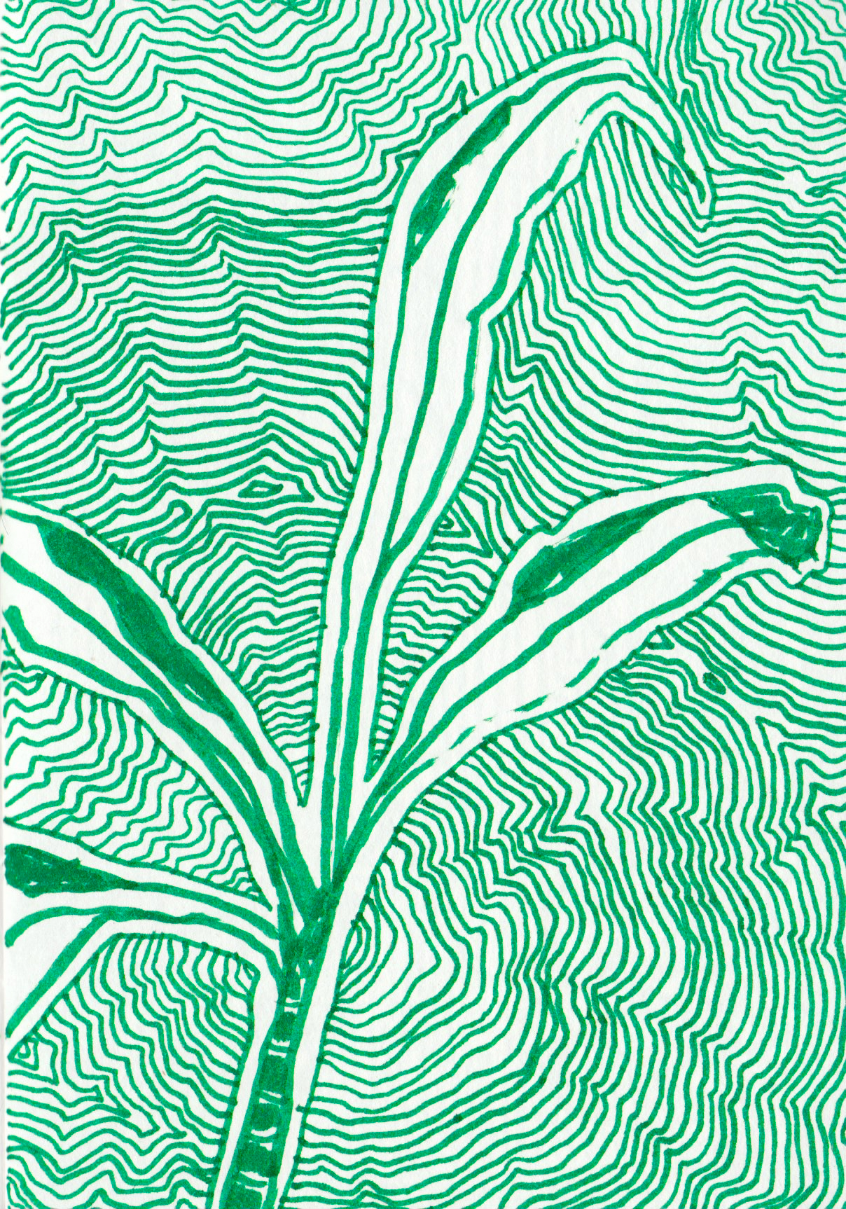 Fanzine with green cover