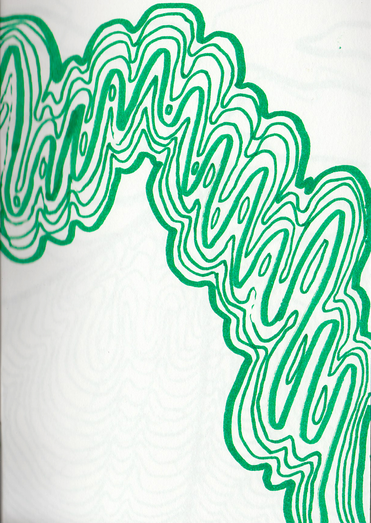 Fanzine with green cover