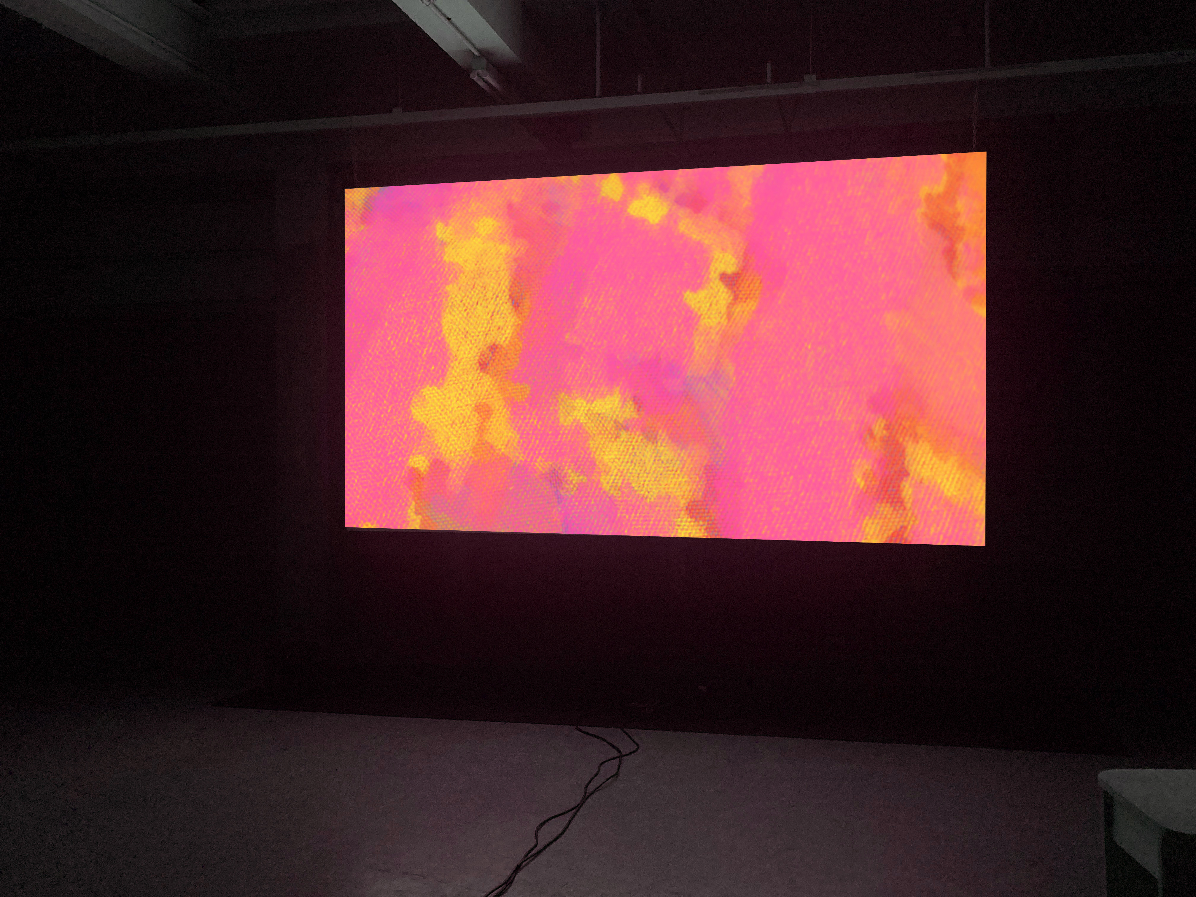colourful Video Installation